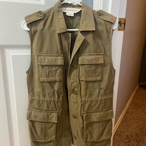 Treasure & Bond Green Utility Vest